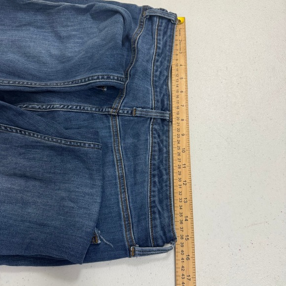 Universal Thread High Rise Skinny Jeans Candiani Denim Blue Raw Hem 14/32R - Picture 4 of 9